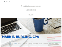 Tablet Screenshot of burlingconsultantsllc.com